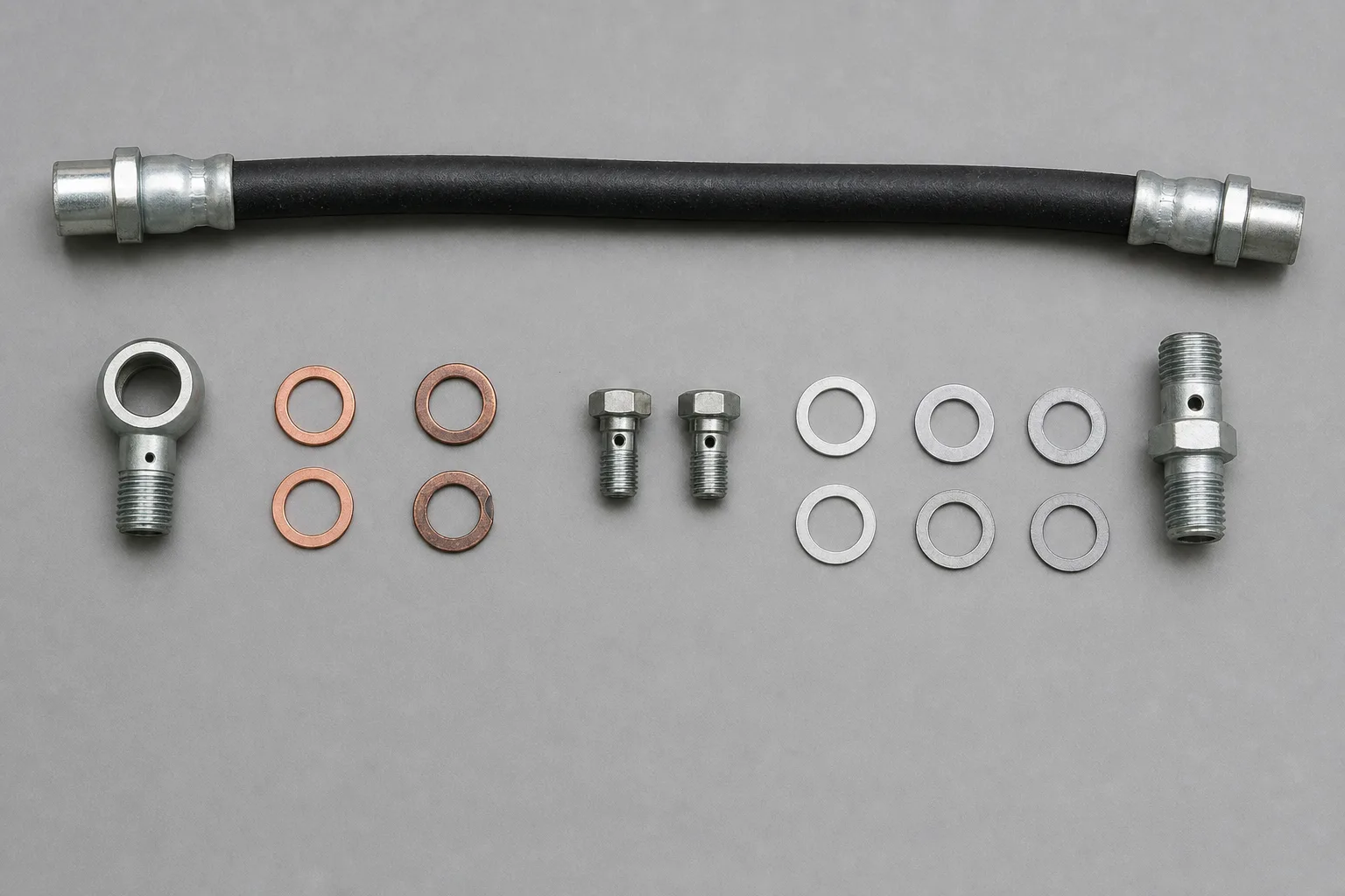 Replacing a caliper hose? The small sealing parts decide whether it stays dry
